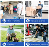 300kg Foldable Warehouse Platform Trolley Truck Dolly Platform Cart Swivel Wheels Moving Cart Flatbed - Top-Down View