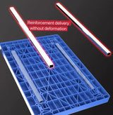 300kg Foldable Warehouse Platform Trolley Truck Dolly Platform Cart Swivel Wheels Moving Cart Flatbed - Rear View