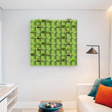 72 Pockets Wall Hanging Planter Planting Grow Bag Vertical Garden Vegetable Flower Green - Close-Up Angle
