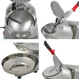 300W Electric Ice Crusher Shaver StainlessSteel Blade Cone Maker Kitchen machine - Side View