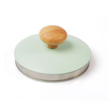 3 Liter Tea Whistling Kettle Stainless Steel Modern Whistling Tea Pot for Stovetop - Rear View