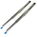 14in Pair 150KG Capacity Heavy Duty Drawer Slides Rails Runners Locking Ball Bearing - Side View