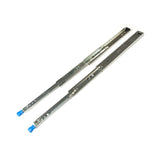 16in Pair 150KG Heavy Duty Drawer Slides Rails Runners Locking Ball Bearing - Front View