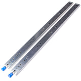 32in Pair 150KG Heavy Duty Drawer Slides Rails Runners Locking Ball Bearing - Front View
