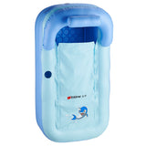 Foldable Portable Inflatable Blowup PVC Bath Tub Home Indoor Travel Spa Relaxing - Side View