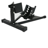 Motorcycle Motorbike Wheel Chock Lift Stand Self Locking Clamp - Top-Down View