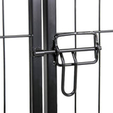 6 Panel Pet Dog Cat Bunny Puppy Play pen Playpen 80x80cm Exercise Cage Dog Panel Fence - Close-Up Angle