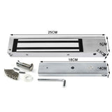 Electric Magnetic Lock Holding Force for Access Control Single Door12V 280KG - Rear View