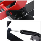 Motorcycle Jack Dirt Bike Stand Adjustable Lift Hoist Table Height Lifting Stand - Rear View