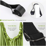 Green Fitness Yoga Strap Band Waist Trainer Leg Door Swing Adjustable Ballet Dancer - 45-Degree Angle