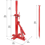 Manual Portable Hand Tyre Changer Bead Breaker Tool Mounting Home Shop Auto - Low Angle