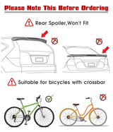 3 Bike Universal Cycle Bicycle Car Rear Carrier Rack Hanger Mount for Car Sedan Hatchback Minivan SUV - 45-Degree Angle