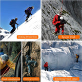 12mm 50m Safety Climbing Rope Nylon Rock Static Outdoor Boat Anchor Marine Rope Dock Lines Rope - 45-Degree Angle