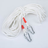 8mm 20m Safety Climbing Rope Nylon Rock Static Outdoor Boat Anchor Marine Rope Dock Lines Rope - Rear View