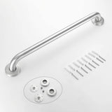 50cm Stainless Steel Handle for Shower Toilet Grab Bar Handle Bathroom Stairway Handrail Elderly Senior Assist - Low Angle