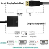 DP Display Port DisplayPort Male To DVI Female 24+5 Pin Converter Adapter Cable - 45-Degree Angle