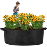 1 Pack 200 Gallon 125cm 60cm Grow Bag Heavy Duty Thickened Plant Pots with Handles for Farming Garde