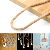 50m Sisal 10mm Rope Natural Twine Cord Thick Jute Hemp Manila  Crafting Home Decor - Rear View