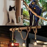 10m Sisal 20mm Rope Natural Twine Cord Thick Jute Hemp Manila  Crafting Home Decor - Side View