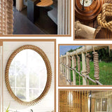 50m Sisal 20mm Rope Natural Twine Cord Thick Jute Hemp Manila  Crafting Home Decor - Top-Down View
