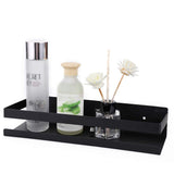 Black Bathroom Shower Shelf Kitchen Rack Storage Shelves Shampoo Holder Organizer - 45-Degree Angle
