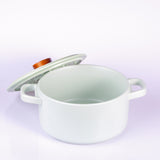 3.5L Ceramic Cooking Pot Clay Pot Japanese Donabe Chinese Ceramic Claypot Cookware Stockpot Lid - Front View