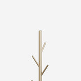 Metal Coat Rack Marble Base 8 Hooks Clothes Tree Hat Display Hanger Bag Organiser - 45-Degree Angle