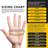 100x Nitrile Black Industrial Mechanic Tattoo Food Disposable Gloves Medium - Top-Down View