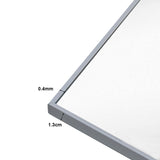 40x50cm White Rectangle Wall Bathroom Mirror Bathroom Holder Vanity Mirror Corner Decorative Mirrors - Side View