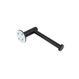 Toilet Paper Holder Self Adhesive Black Bathroom Paper Roll Holder Roll Holder 304 - Top-Down View