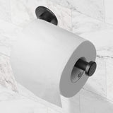 Toilet Paper Holder Self Adhesive Black Bathroom Paper Roll Holder Roll Holder 304 - 45-Degree Angle