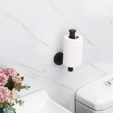 Toilet Paper Holder Black Wall Mount Bathroom Paper Roll Holder Roll Holder 304 - Top-Down View