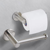 Toilet Paper brushed Holder Self Adhesive Bathroom Paper Roll Holder Roll Holder 304 - Top-Down View