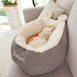 Hopet Medium Sleeping Bag Cat Dog Bed Dog House Pet Puppy Kitten Sleepping Bed Sofa - Side View