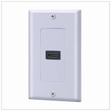 4K HDMI Wall Plate - Single Port with HDR, 3D Support, and ARC