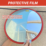 30cm Traffic Blind Spots Curved Convex Mirror Wide Angle for Driveway Warehouse Garage Security - Side View