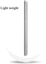 IPad 10.2 2019 7th Pencil Holder Slim Smart TPU Soft Case Grey - Side View