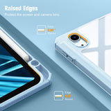 Sky Blue iPad 10th Generation Case 10.9 Inch (2022) with Pencil Holder, Clear Soft TPU Auto Wake/Sleep Design - Extra Image