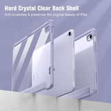 Lavender Soft TPU Case for iPad 10.9 Inch 2022 with Apple Pencil Holder and Auto Wake/Sleep Feature