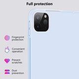 Ice Blue Soft TPU Smart Case for iPad Pro 11 Inch 2020 with Auto Sleep/Wake, Stand, and Pencil Holder
