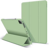 Premium Green TPU Case for iPad Pro 11 (2020) - Auto Sleep/Wake, Stand Cover & Pencil Holder