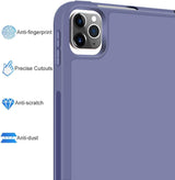 Premium Purple TPU Case for iPad Pro 11 2020 - Auto Sleep/Wake, Stand, and Pencil Holder - Front View