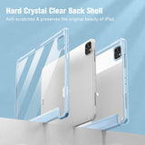 Premium Ice Blue TPU Case for iPad Pro 11 (2018-2022) with Auto Sleep/Wake, Stand Feature & Pencil Holder