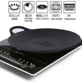 Cast Iron 36cm Korean Japanese BBQ Barbecue Grill Pan Plate Round Griddle Plate Indoor outdoor - Side View
