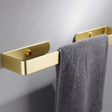 Gold Kitchen Bathroom Paper Holder Towel Holder Self Adhesive or Screw Mount 40cm - 45-Degree Angle
