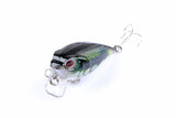 4x 5.5cm Popper Crank Bait Fishing Lure Lures Surface Tackle Saltwater - Top-Down View