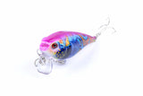4x 5.5cm Popper Crank Bait Fishing Lure Lures Surface Tackle Saltwater - Close-Up Angle
