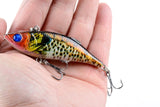 4x 8cm Vib Bait Fishing Lure Lures Hook Tackle Saltwater - Side View