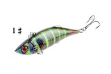 4x 8cm Vib Bait Fishing Lure Lures Hook Tackle Saltwater - Close-Up Angle