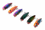 6X 3.5cm Popper Poppers Fishing Lure Lures Surface Tackle Fresh Saltwater - Side View